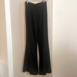 Khaite “Harriet” Black High Waist Flare Trousers Sz 2
